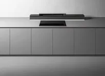 Встраиваемая в столешницу вытяжка Falmec MONOLITH 90 VETRO NERO