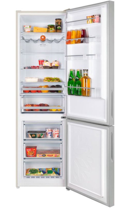 Двухкамерный холодильник Maunfeld MFF200NFBG Inverter - фото 2