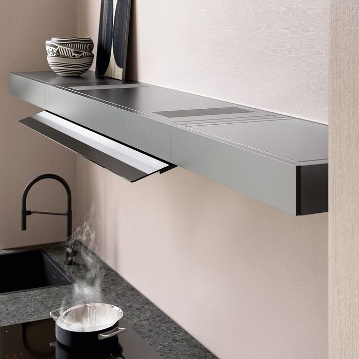 Подвесная вытяжка Falmec SHELF 120 NERO (режим рециркуляции) - фото 4
