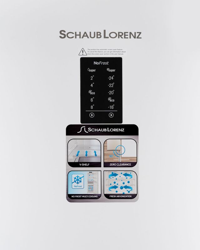 Двухкамерный холодильник Schaub Lorenz SLUS 379 W4E - фото 4