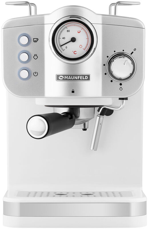Рожковая кофеварка Maunfeld MF-735WH PRO