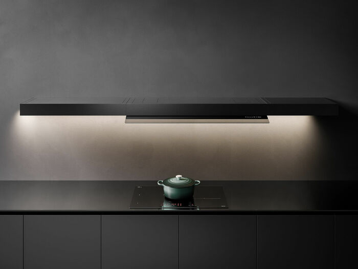 Подвесная вытяжка Falmec SHELF 120 NERO (режим рециркуляции) - фото 5